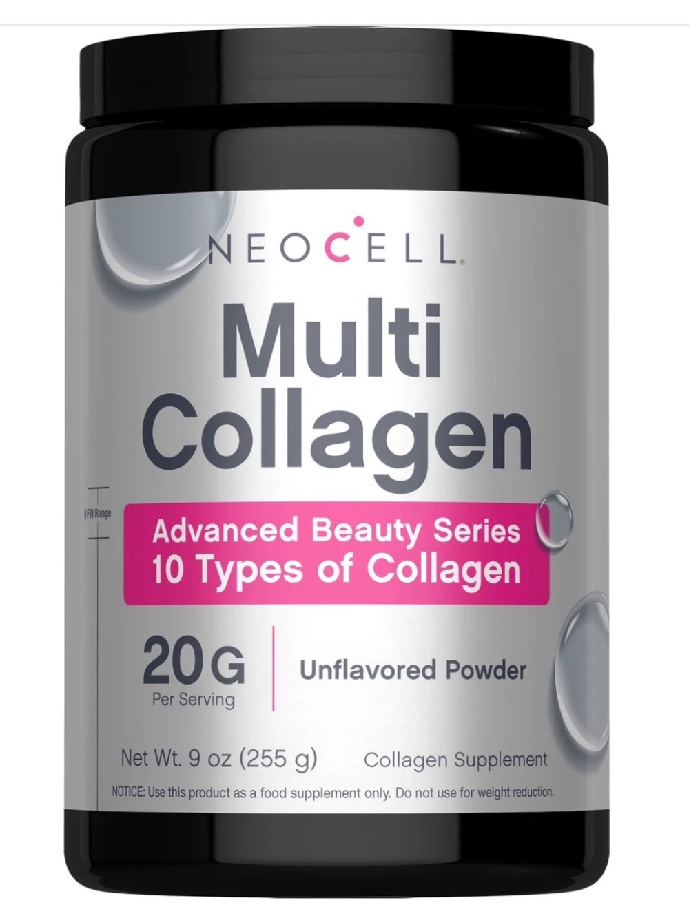 Multi Collagen Unflavored Powder - Silver